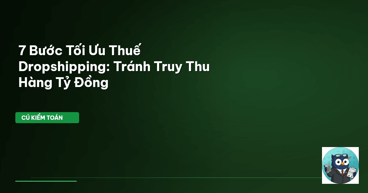 thuế dropshipping