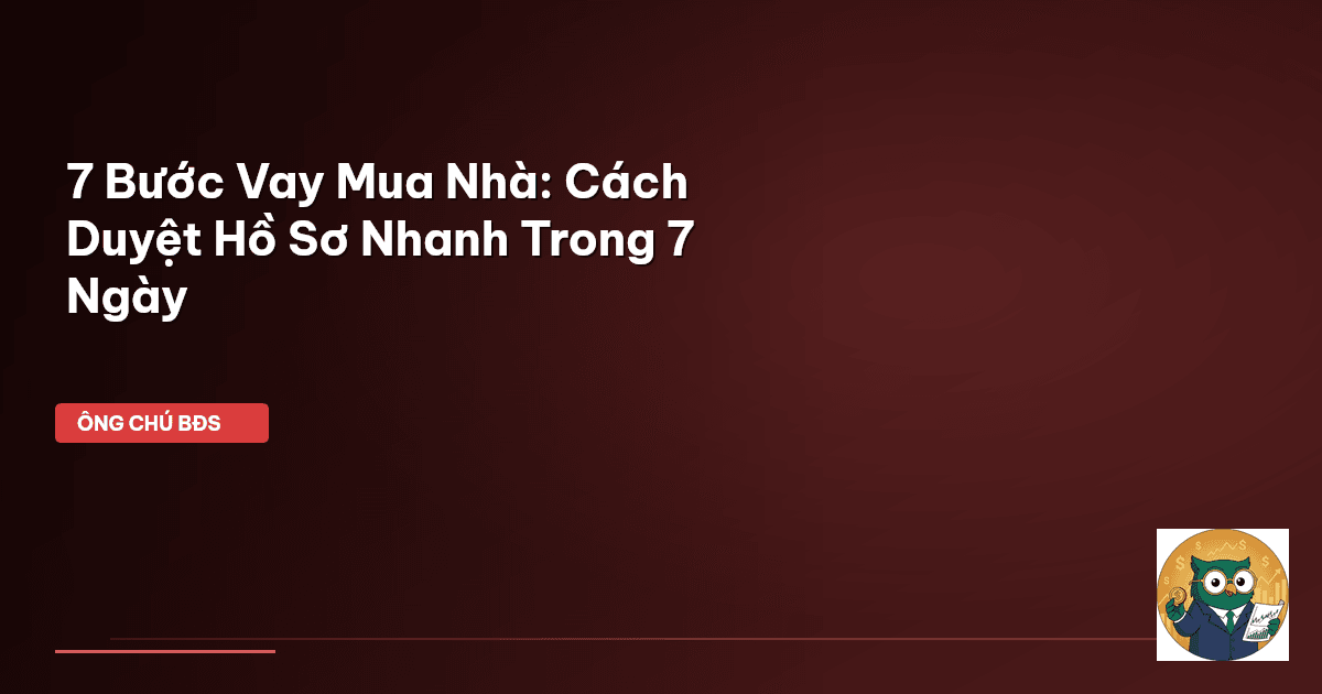 vay mua nhà