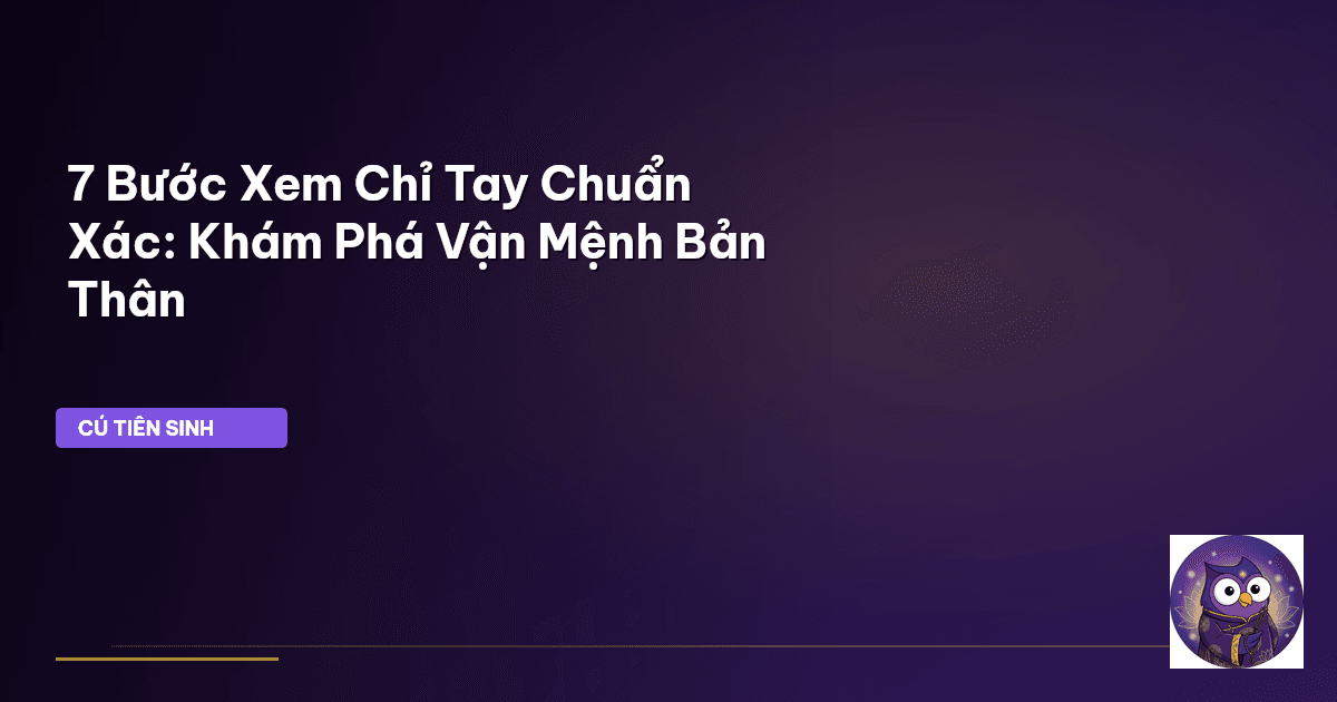 xem chỉ tay