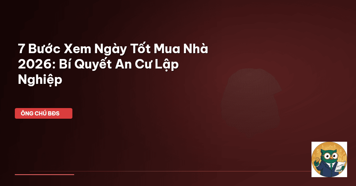 ngày tốt mua nhà 2026
