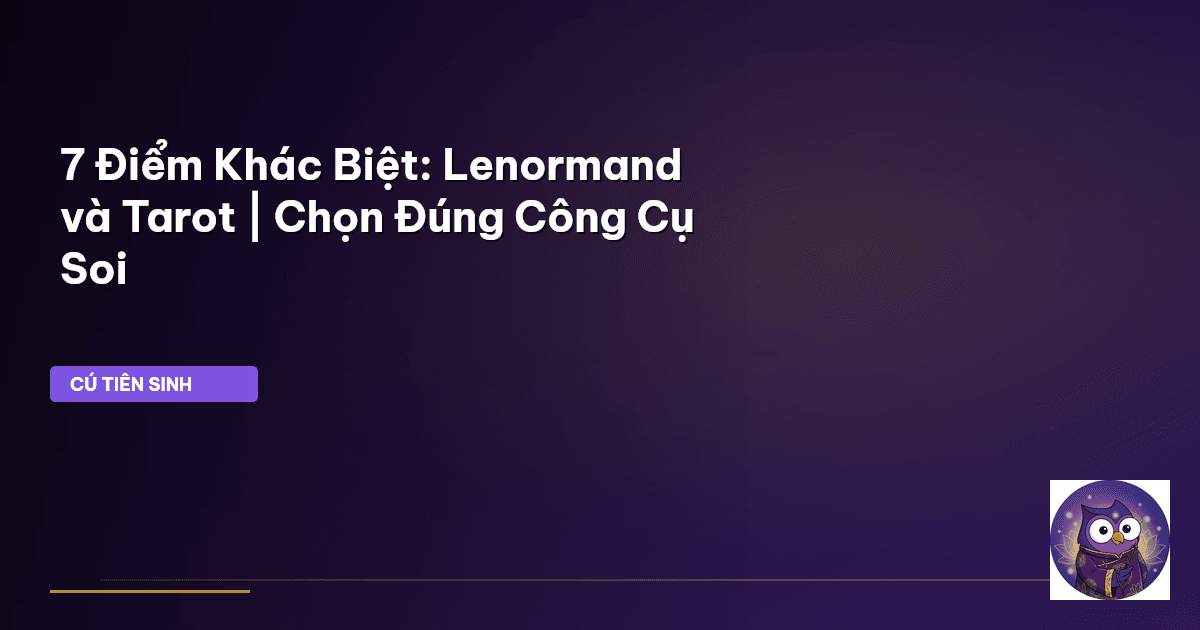 bói bài Lenormand online