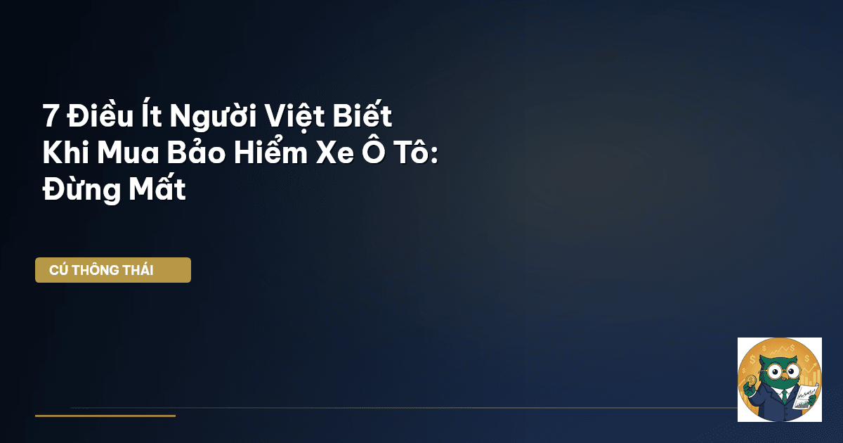 bảo hiểm xe ô tô