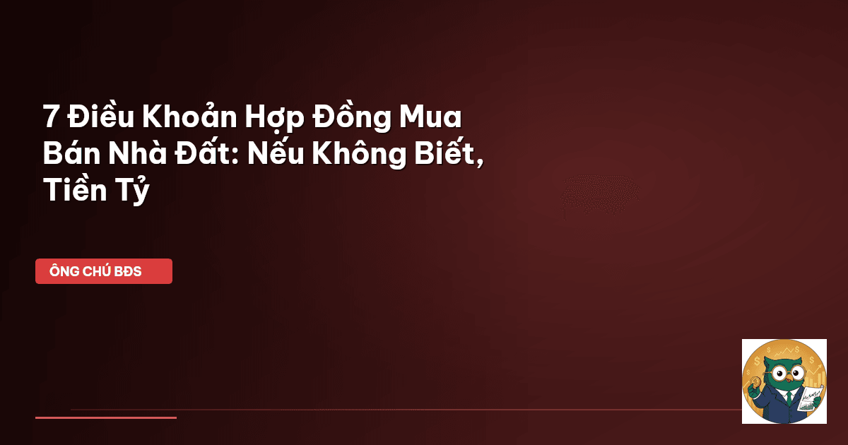 hợp đồng mua bán nhà đất