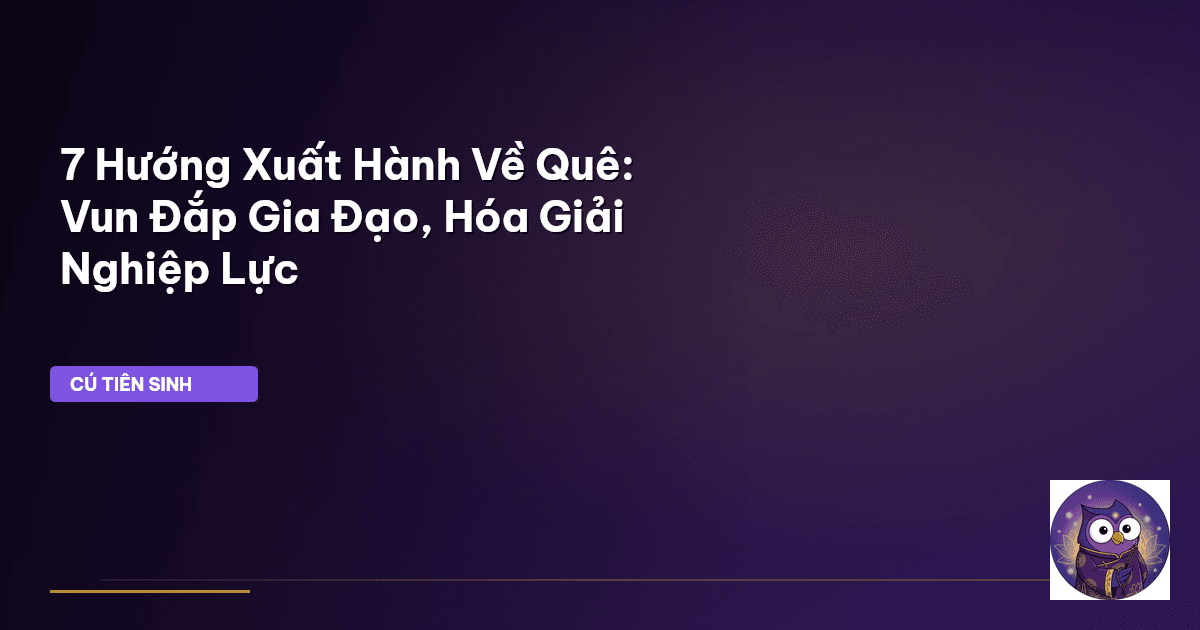 xuất hành về quê