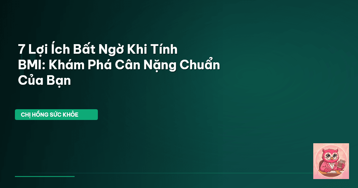 tính bmi