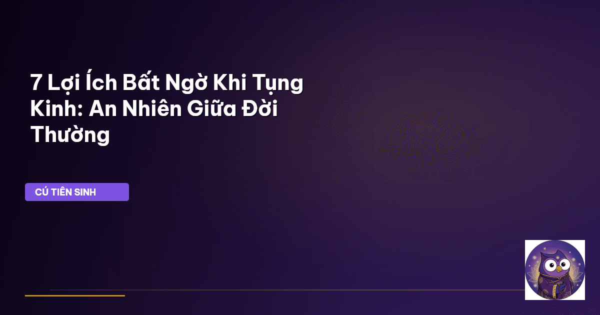 tụng kinh