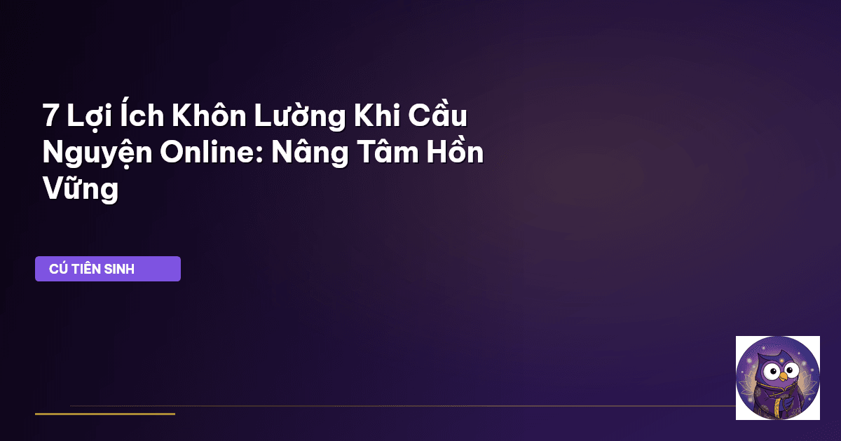 cầu nguyện online