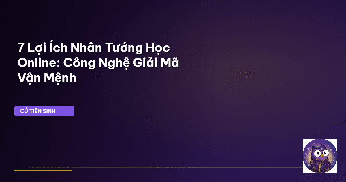 nhân tướng học online