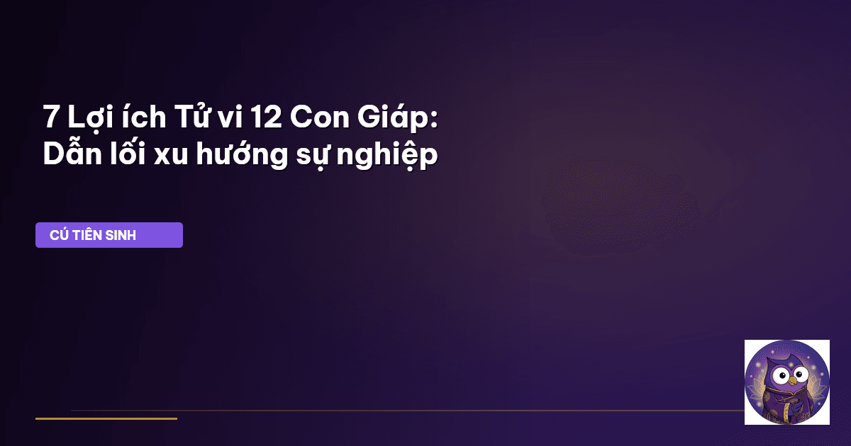 tử vi 12 con giáp
