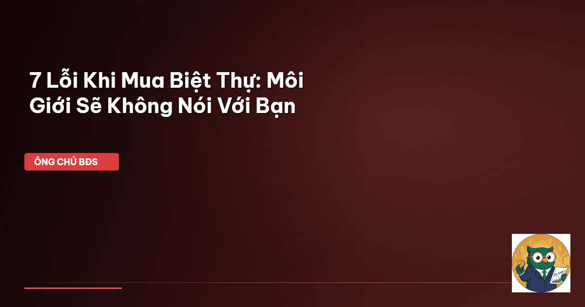 mua biệt thự