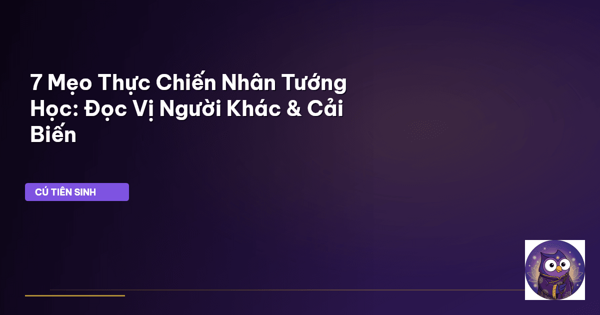 nhân tướng học