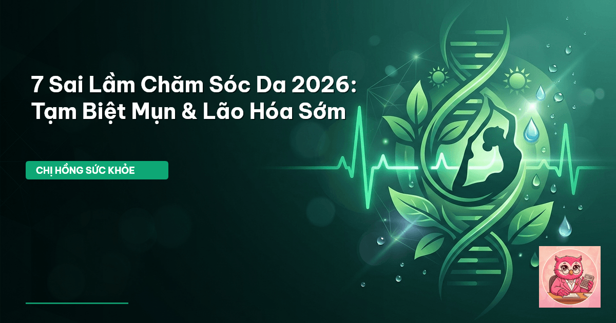 sai lầm chăm sóc da