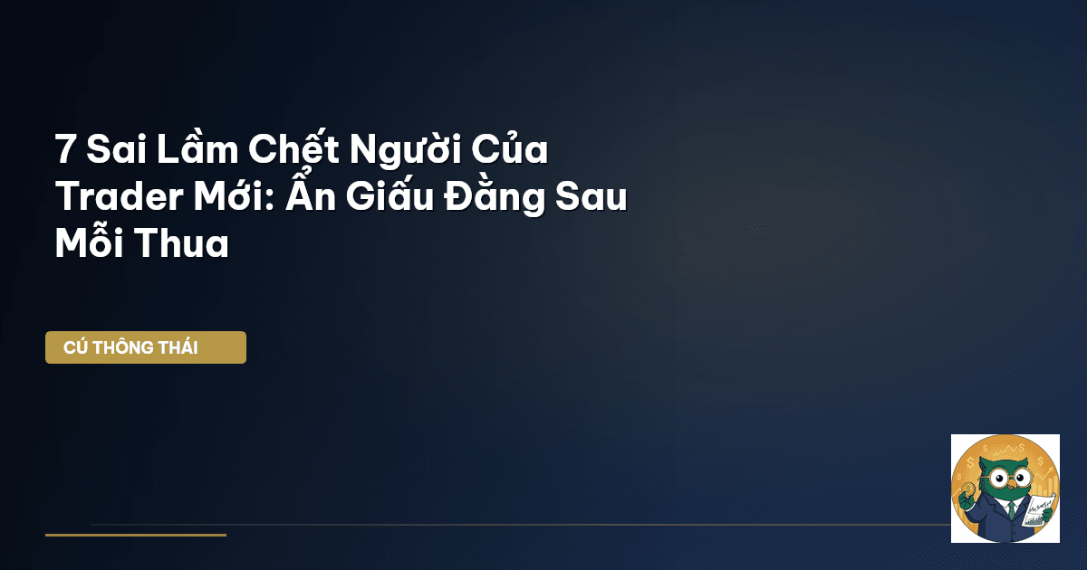 7 Sai Lầm Chết Người Của Trader Mới: Ẩn Giấu Đằng Sau Mỗi Thua