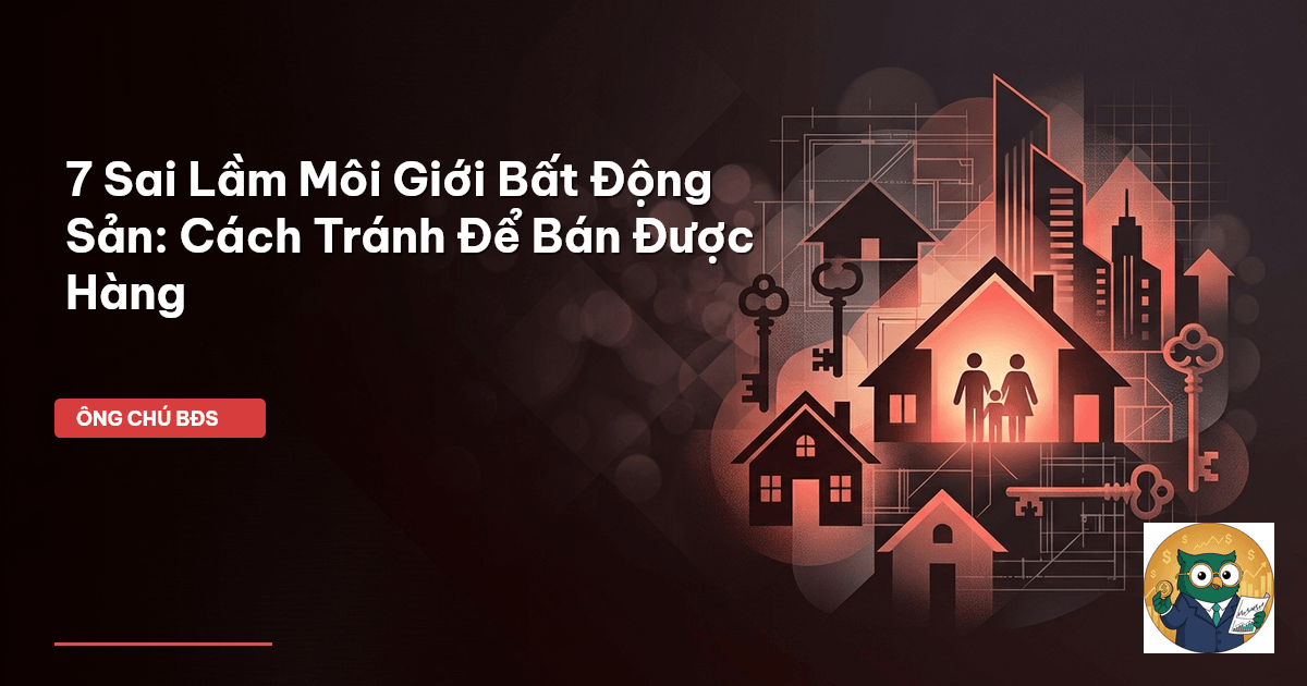 sai lầm môi giới bất động sản