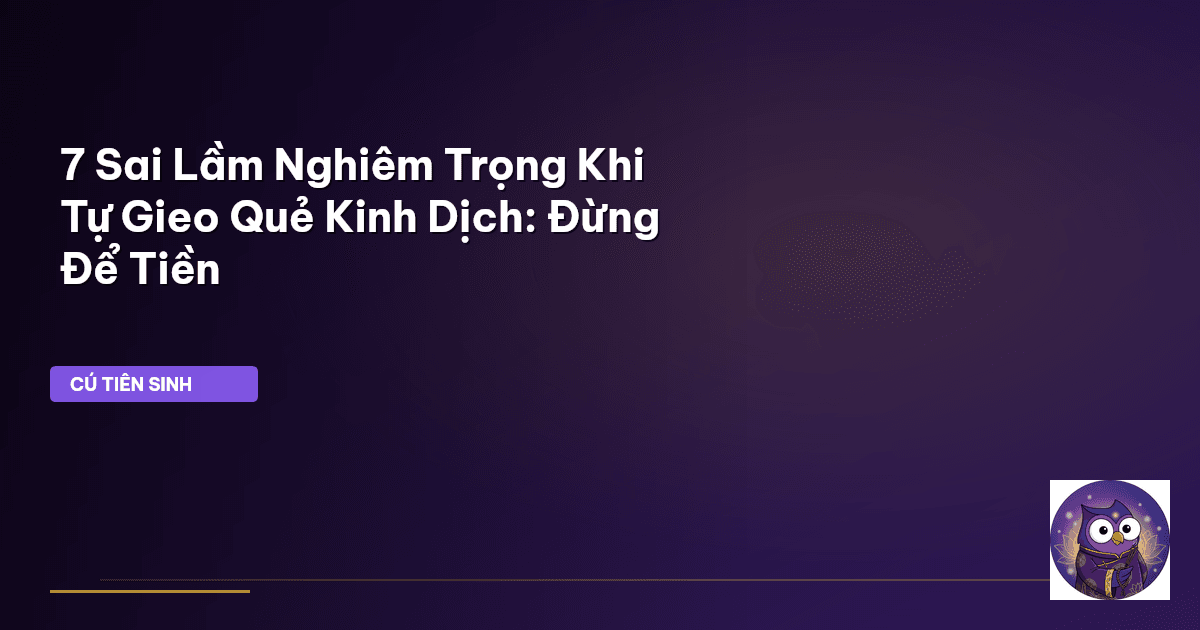 gieo quẻ kinh dịch