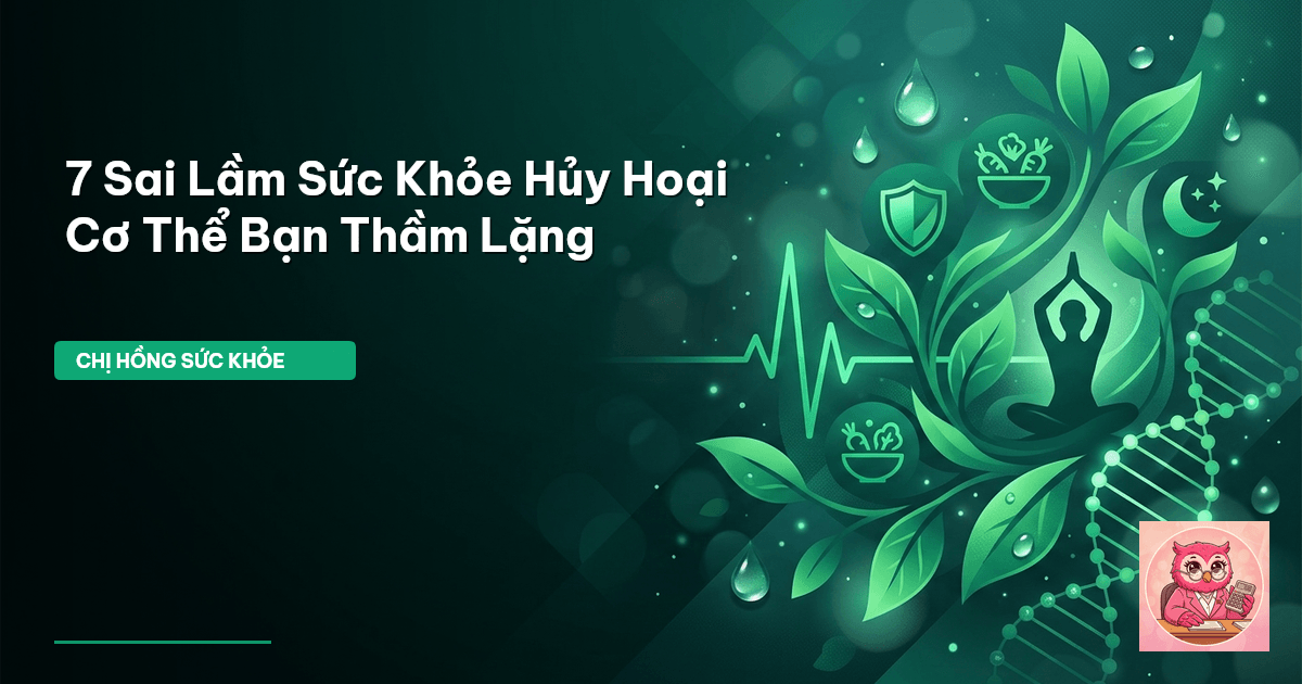sai lầm sức khỏe