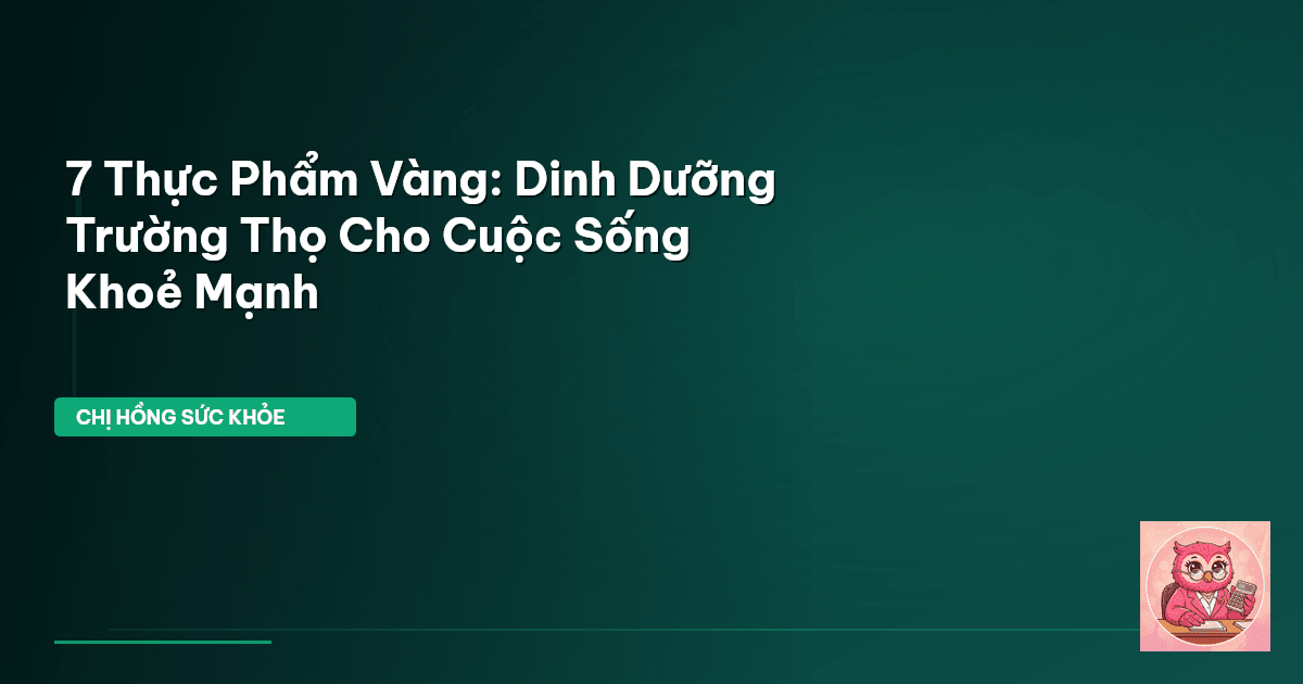 dinh dưỡng trường thọ