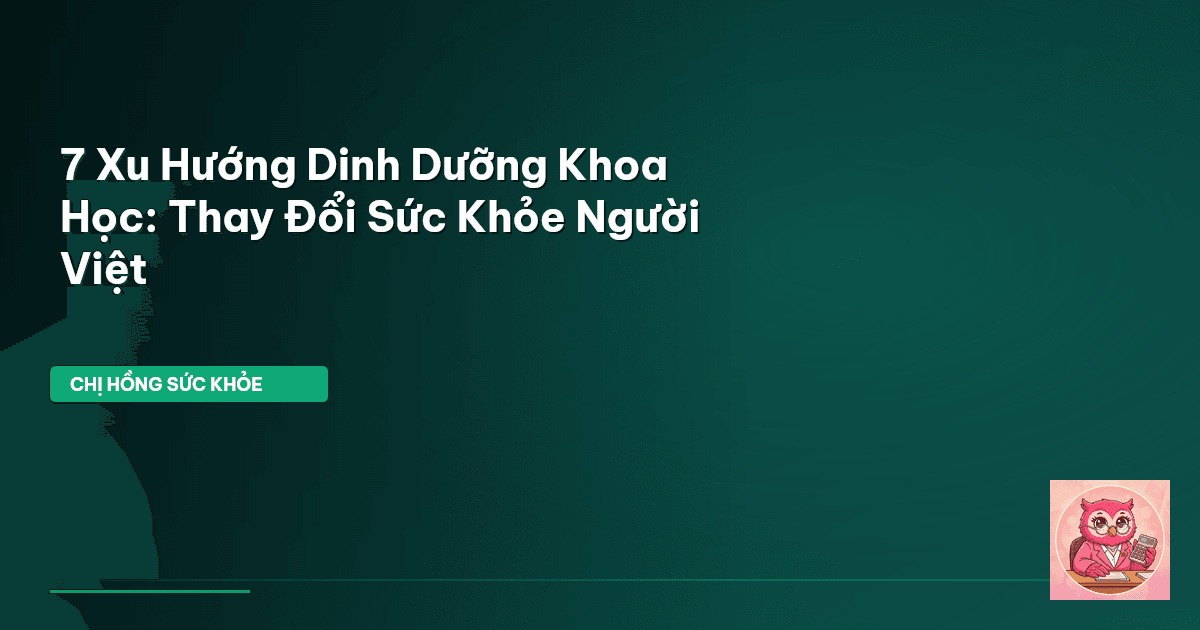 dinh dưỡng khoa học