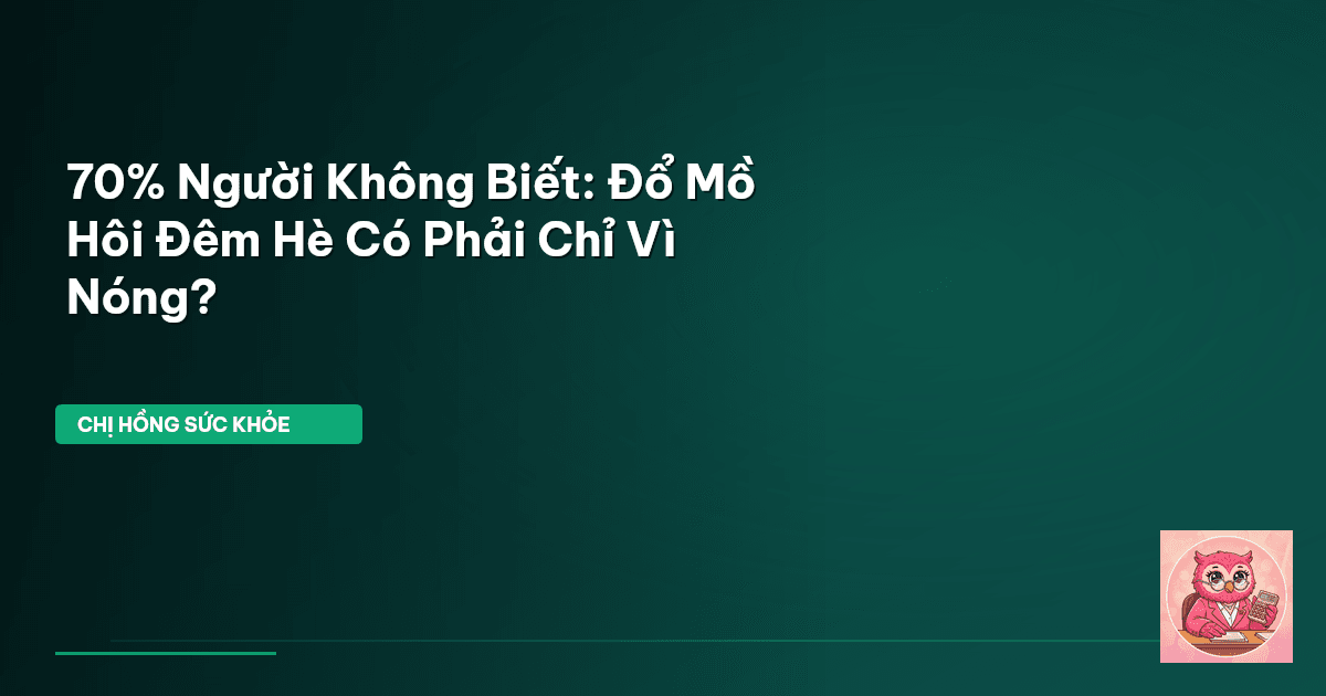 đổ mồ hôi đêm