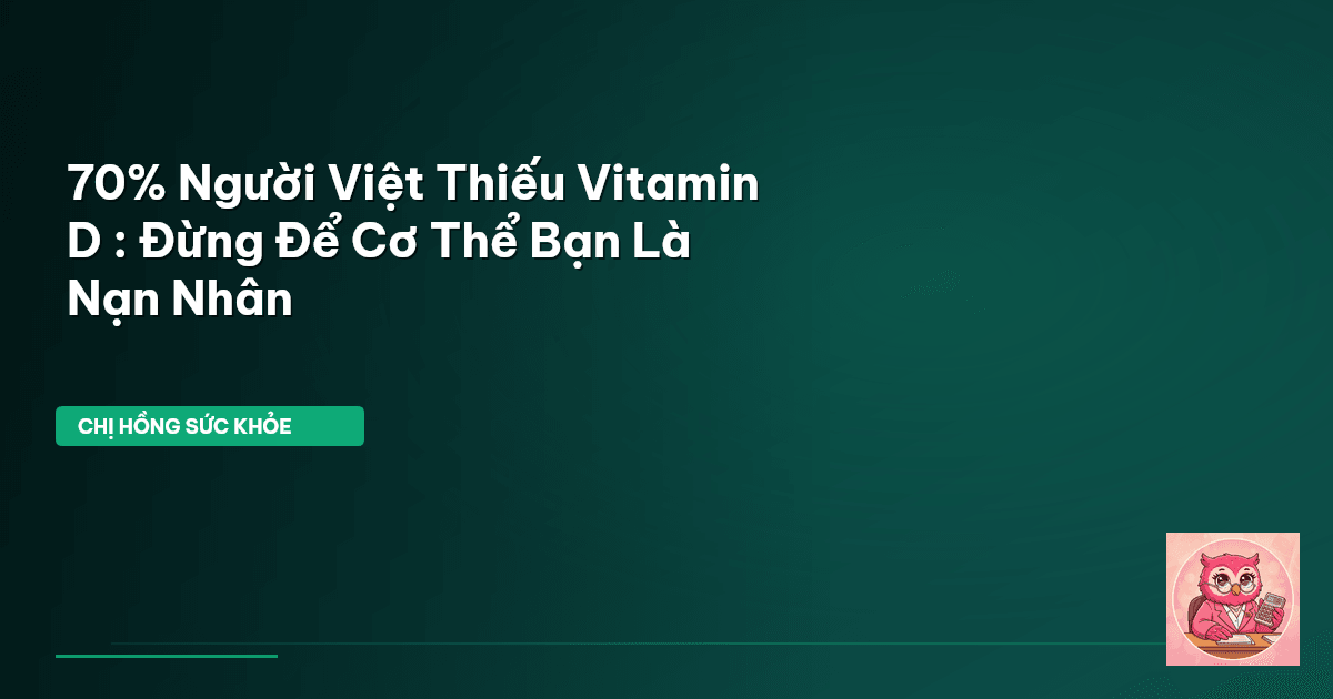 thiếu vitamin D