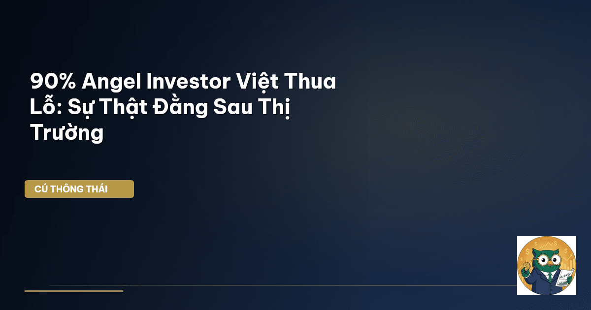90% Angel Investor Việt Thua Lỗ: Sự Thật Đằng Sau Thị Trường