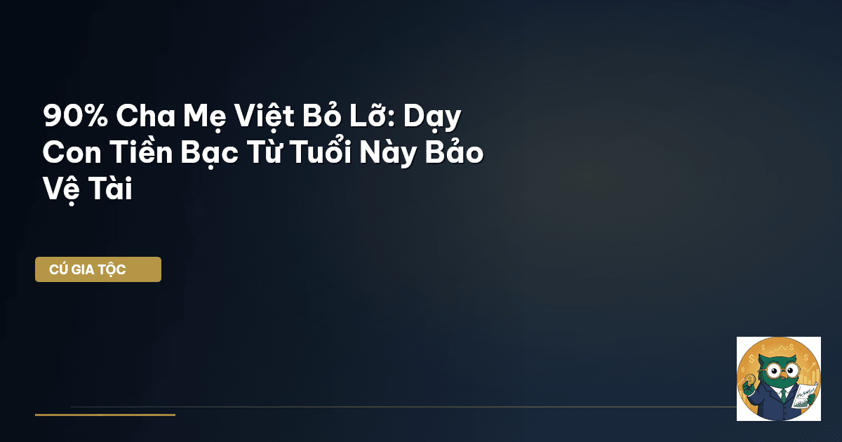 dạy con về tiền bạc