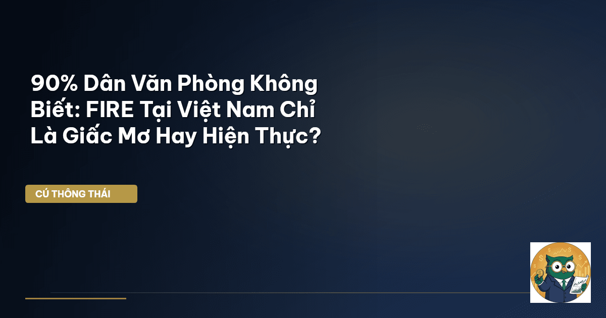 90% Dân Văn Phòng Không Biết: FIRE Tại Việt Nam Chỉ Là Giấc Mơ Hay Hiện Thực?