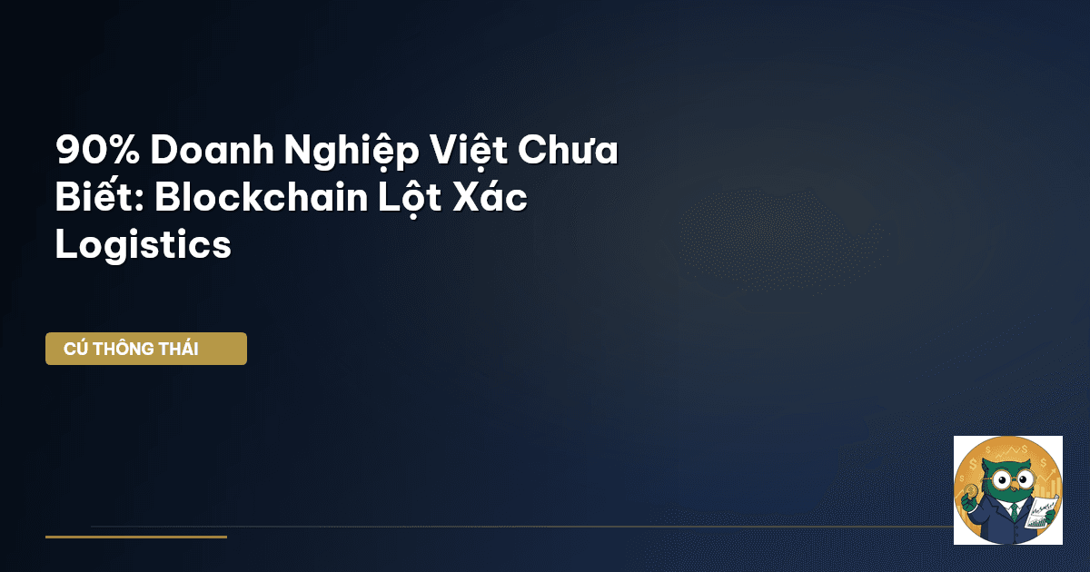 90% Doanh Nghiệp Việt Chưa Biết: Blockchain ‘Lột Xác’ Logistics