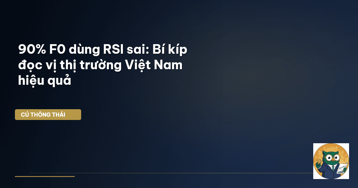 90% F0 dùng RSI sai: Bí kíp ‘đọc vị’ thị trường Việt Nam hiệu quả