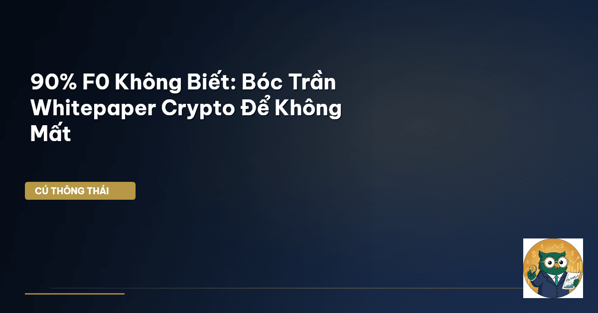 90% F0 Không Biết: ‘Bóc Trần’ Whitepaper Crypto Để Không Mất