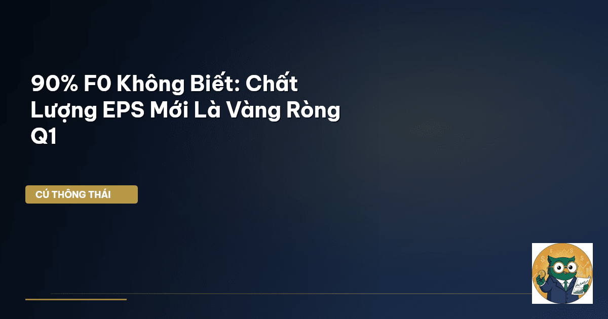 90% F0 Không Biết: ‘Chất Lượng EPS’ Mới Là Vàng Ròng Q1