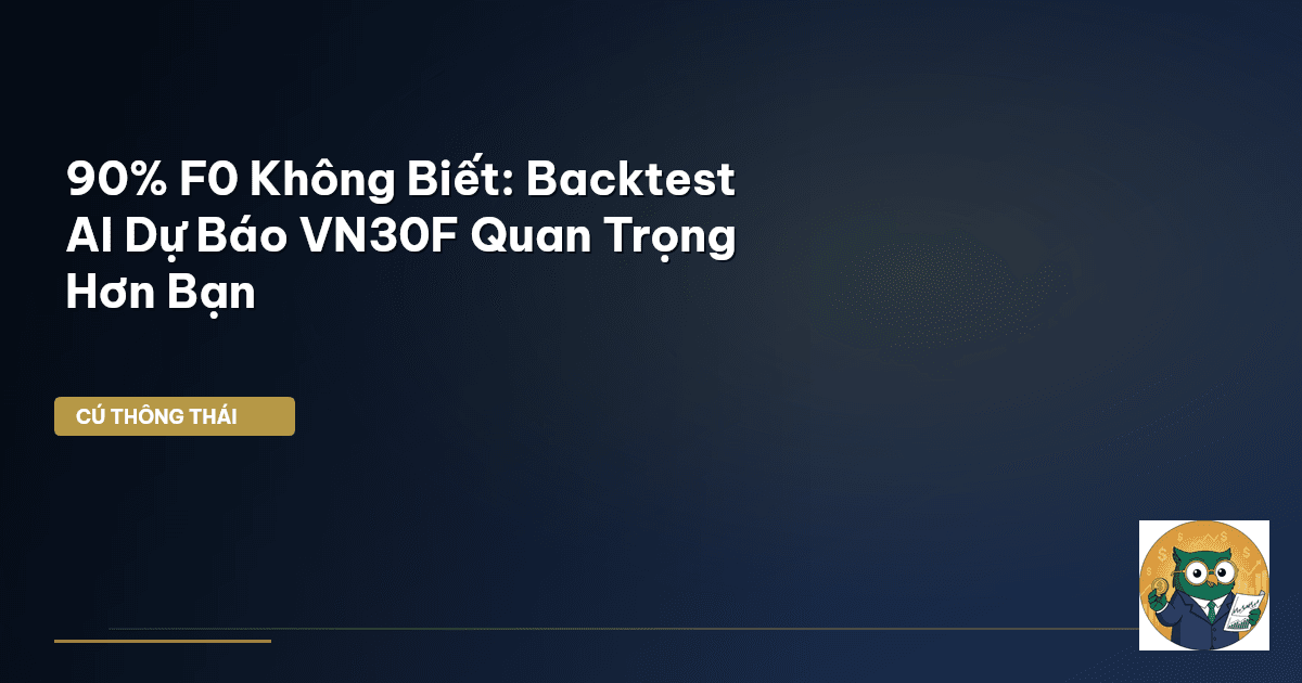 90% F0 Không Biết: Backtest AI Dự Báo VN30F Quan Trọng Hơn Bạn