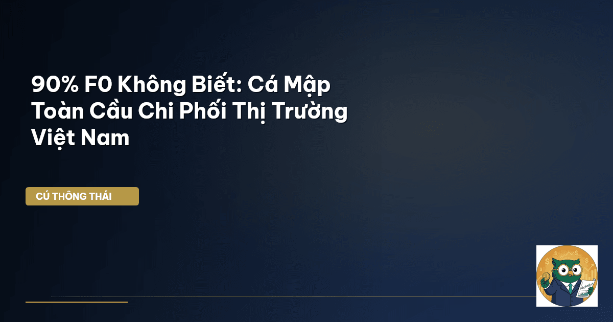 90% F0 Không Biết: Cá Mập Toàn Cầu Chi Phối Thị Trường Việt Nam