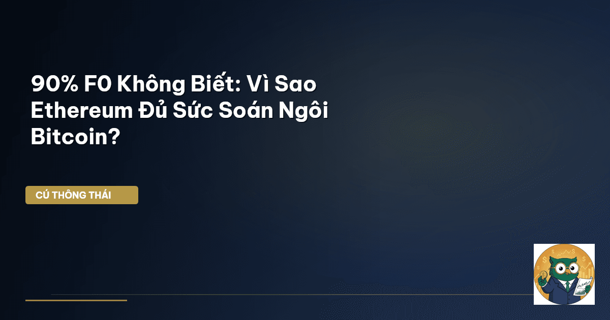 90% F0 Không Biết: Vì Sao Ethereum Đủ Sức Soán Ngôi Bitcoin?
