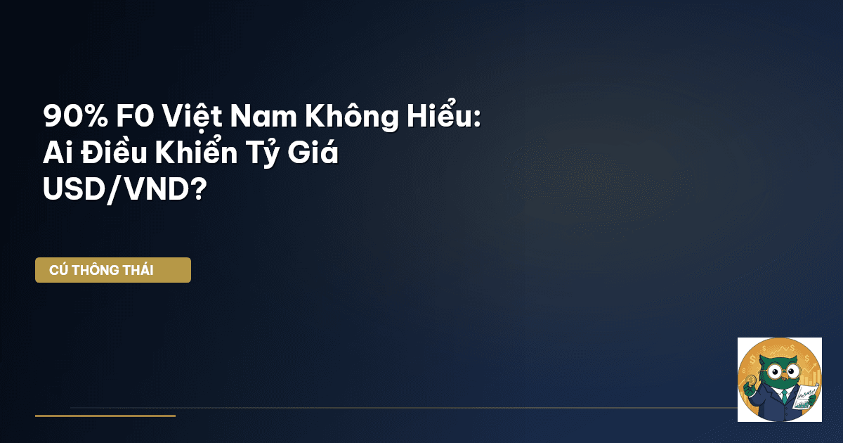 90% F0 Việt Nam Không Hiểu: Ai Điều Khiển Tỷ Giá USD/VND?