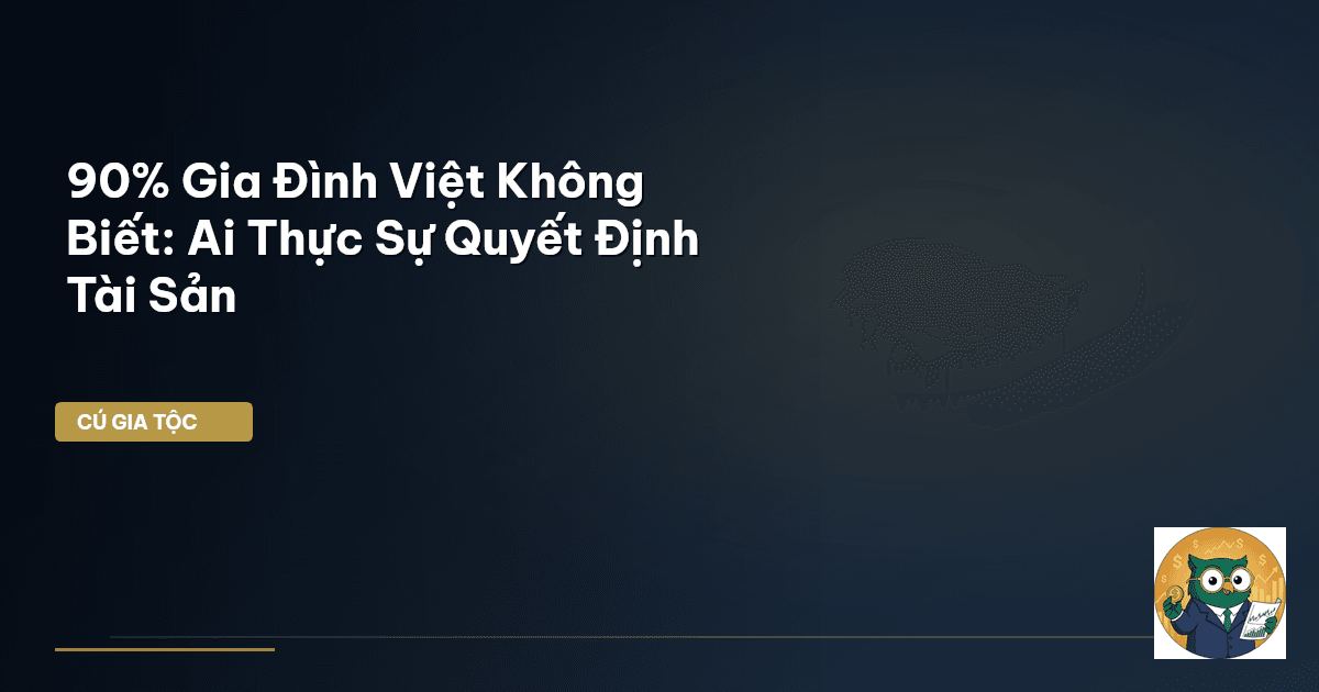 90% Gia Đình Việt Không Biết: Ai Thực Sự Quyết Định Tài Sản