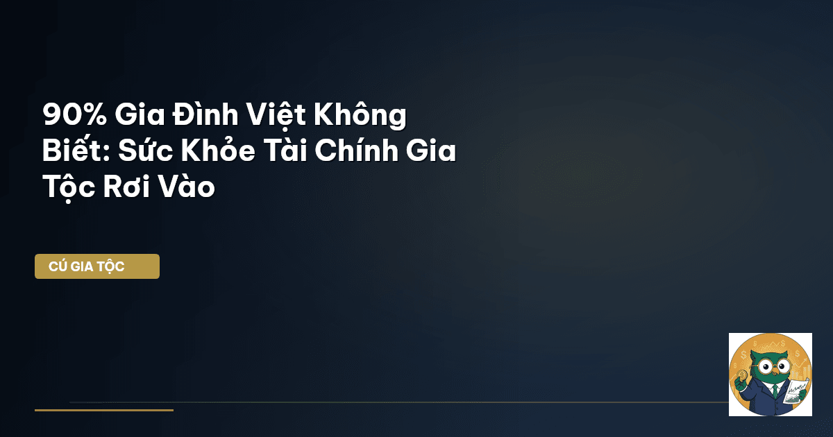 sức khỏe tài chính gia đình