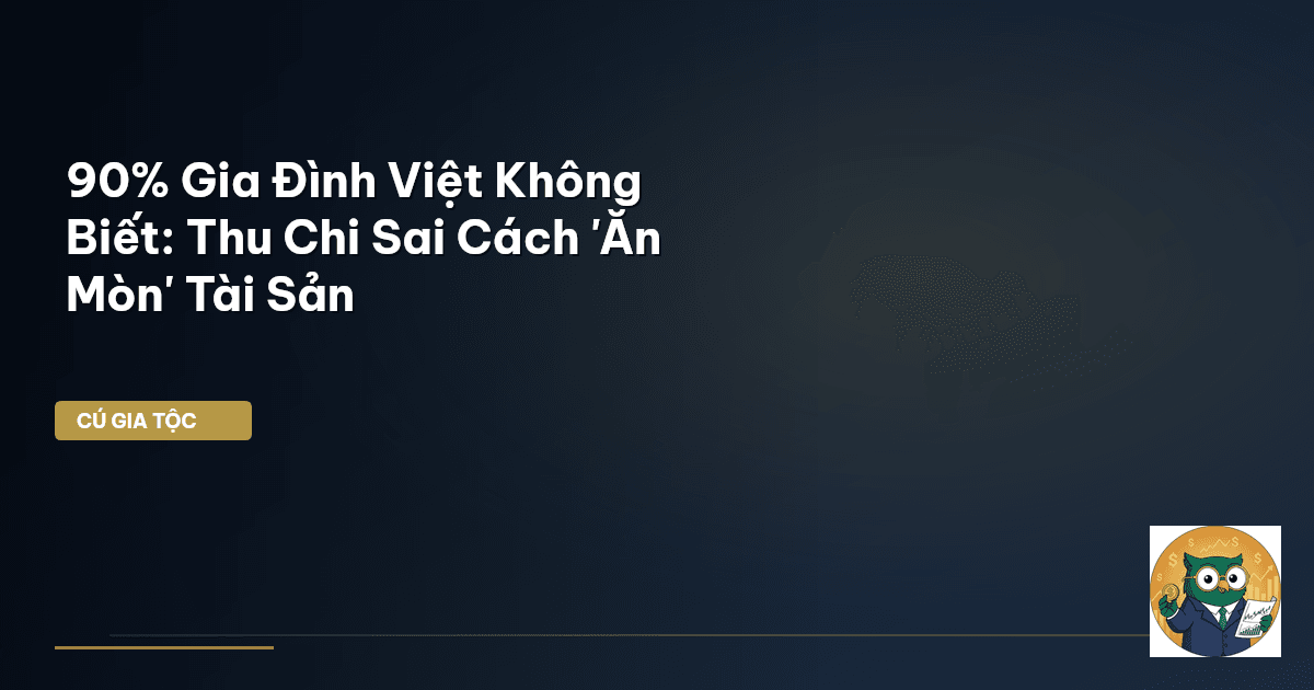 thu chi gia đình Việt Nam