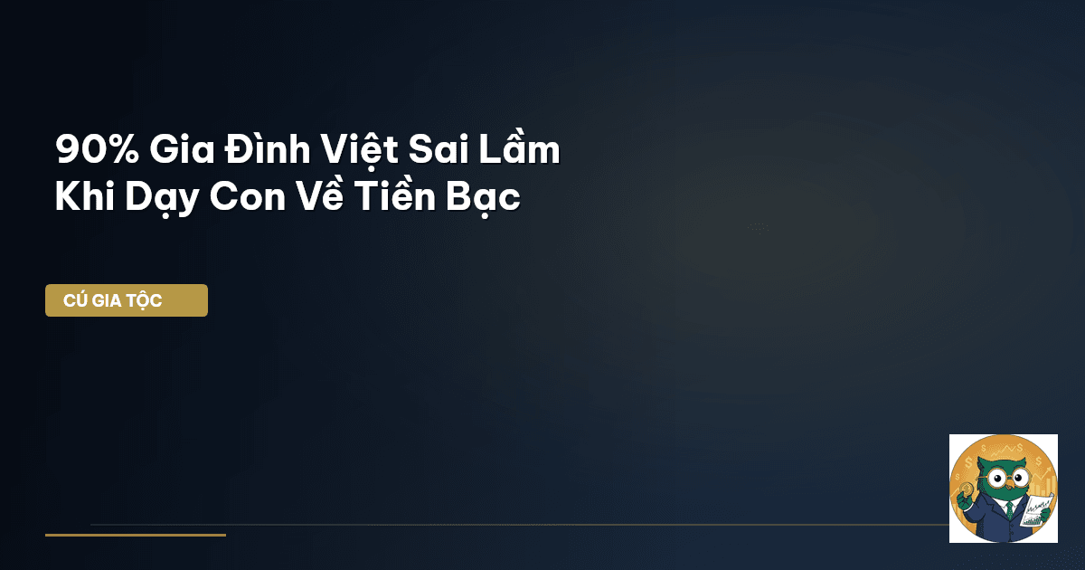 dạy con tài chính