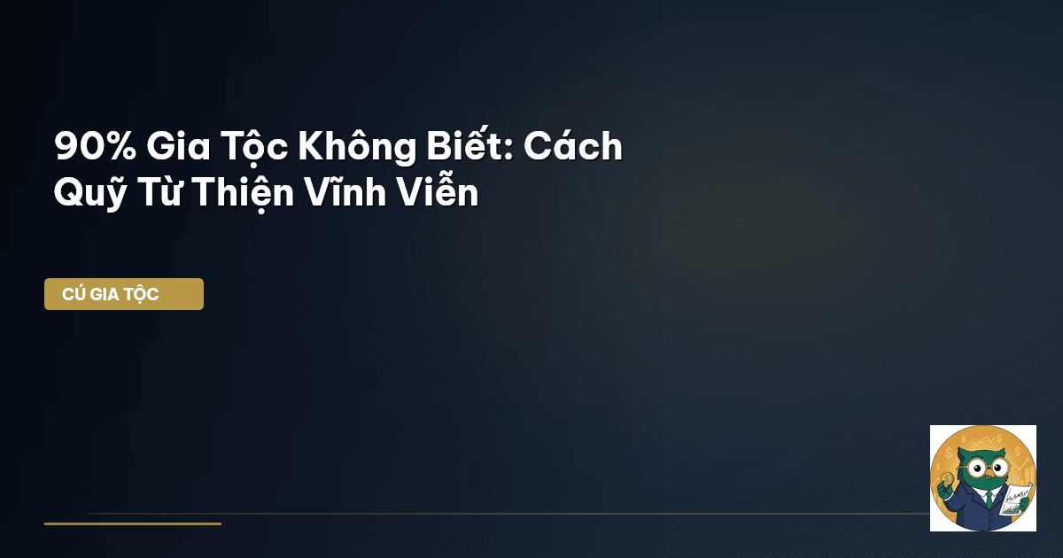 quỹ từ thiện vĩnh viễn