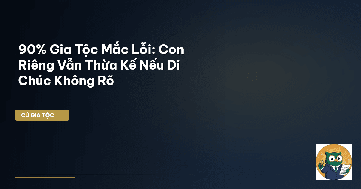 con riêng thừa kế
