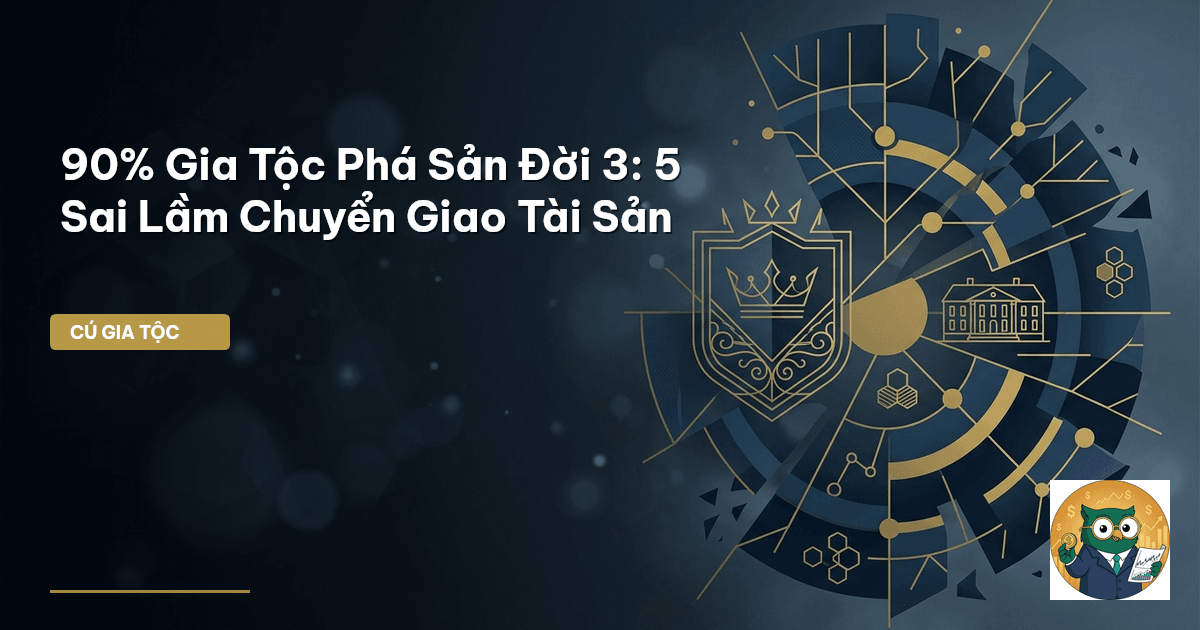 90% Gia Tộc Phá Sản Đời 3: 5 Sai Lầm Chuyển Giao Tài Sản