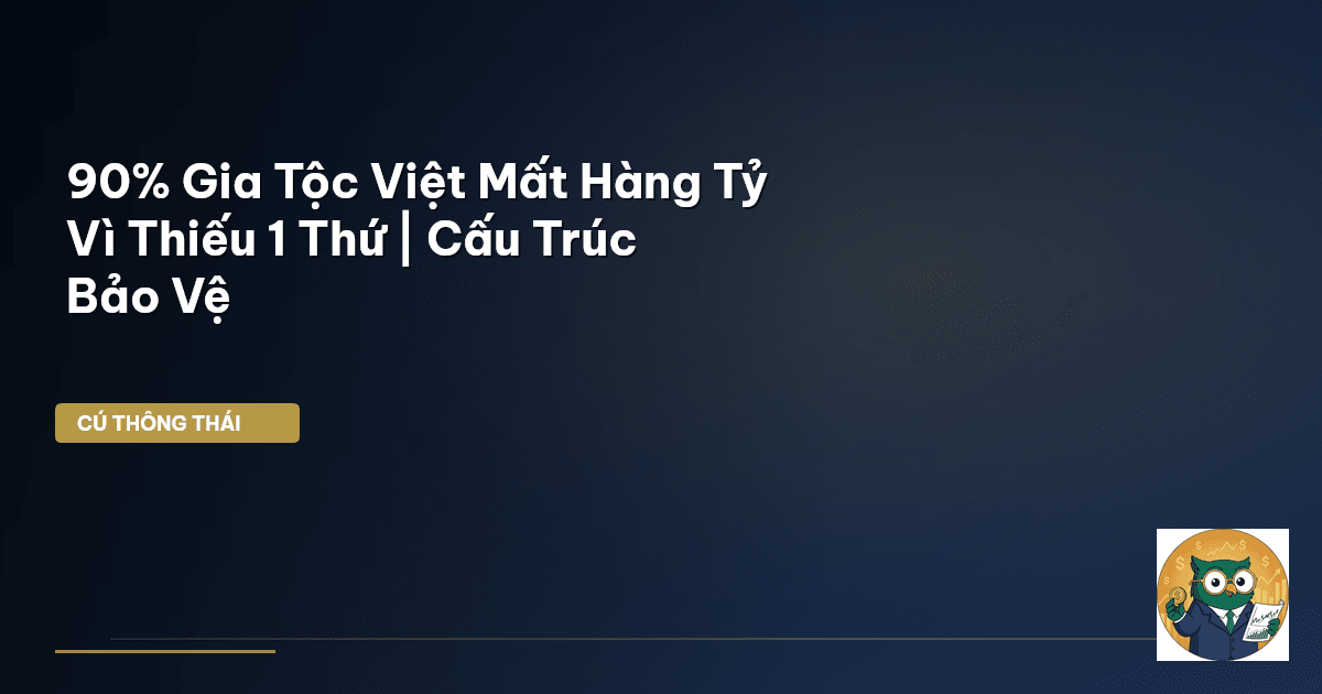 90% Gia Tộc Việt Mất Hàng Tỷ Vì Thiếu 1 Thứ | Cấu Trúc Bảo Vệ