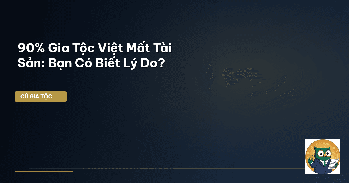 90% Gia Tộc Việt Mất Tài Sản: Bạn Có Biết Lý Do?