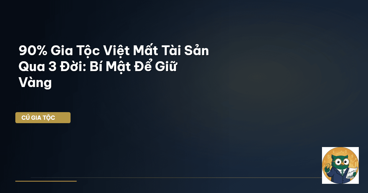 quản lý tài chính gia tộc