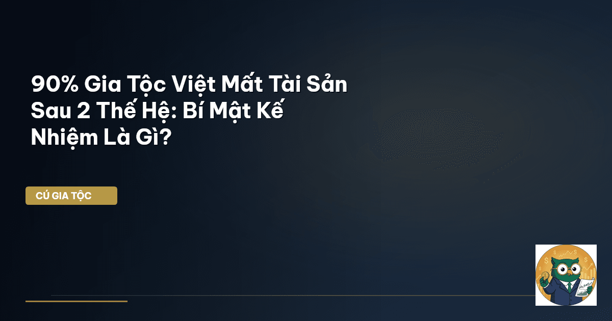 90% Gia Tộc Việt Mất Tài Sản Sau 2 Thế Hệ: Bí Mật Kế Nhiệm Là Gì?