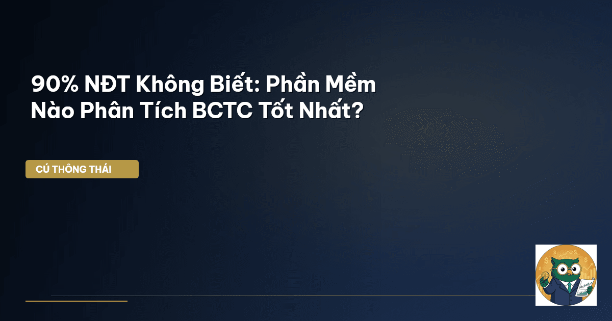 90% NĐT Không Biết: Phần Mềm Nào Phân Tích BCTC Tốt Nhất?