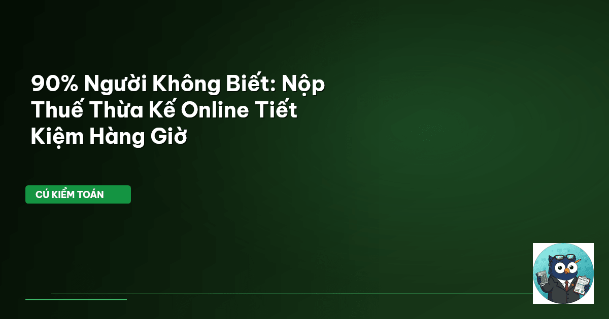 thuế thừa kế online