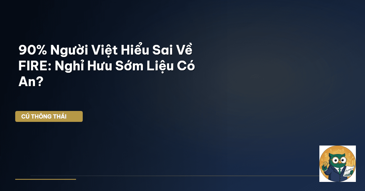 90% Người Việt Hiểu Sai Về FIRE: Nghỉ Hưu Sớm Liệu Có An?