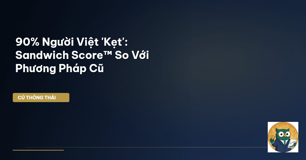 90% Người Việt 'Kẹt': Sandwich Score™ So Với Phương Pháp Cũ